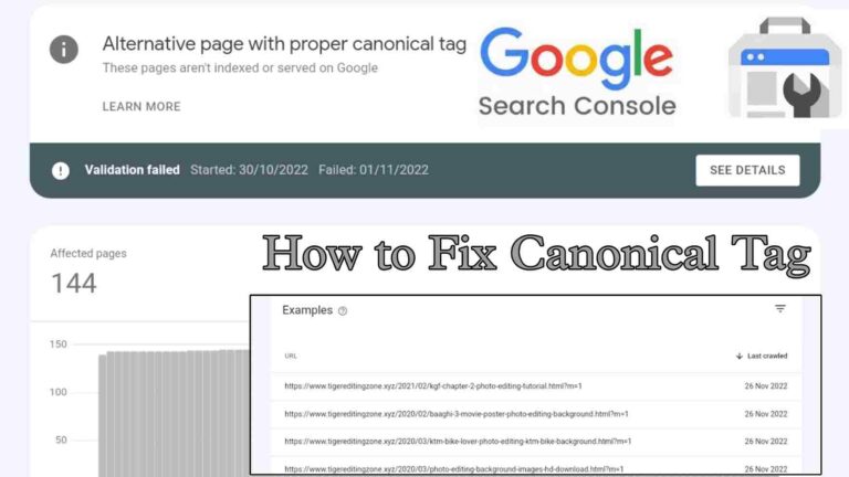 What is Canonical Tags | Alternative Page with Proper Canonical tag How to Fix
