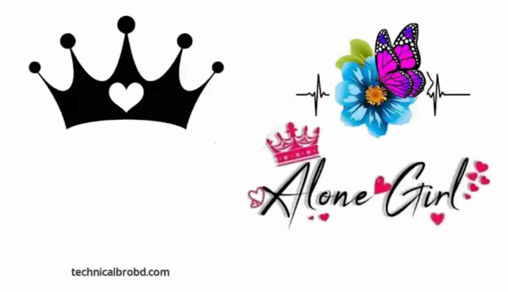 stylish Facebook cover photo for alone girls