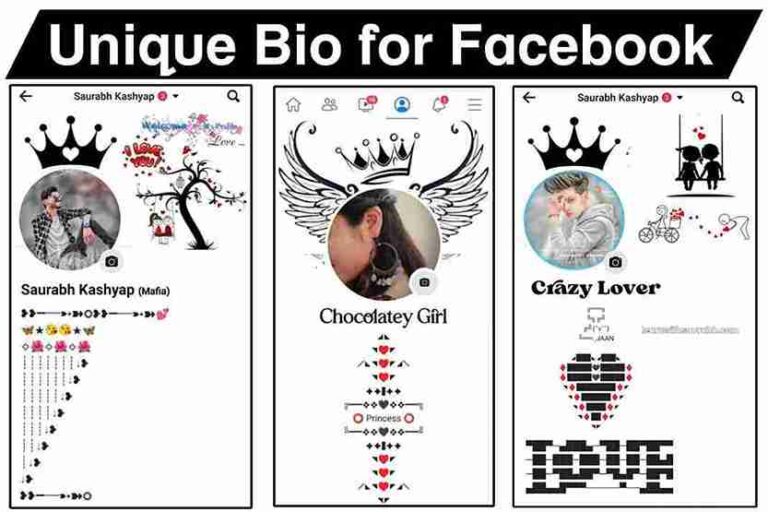 Best Facebook Bio Style love, attitude, emojis, text, and symbols
